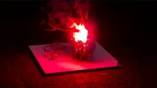Bügeleisen + bengalisches Feuer - Smashing Xmas