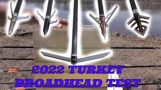 2022 Turkey Broadhead Test  (Ballistics Gel Test and More!!)