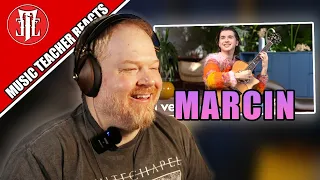 Music Teacher Reacts | MARCIN - Ain't No Sunshine