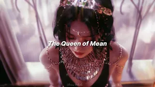 The Queen of Mean - Sarah Jeffery ( sped up ) - Lyrics