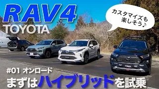 TOYOTA トヨタ RAV4  内外装＆走行性能（ハイブリッド）をチェック E-CarLife with YASUTAKA GOMI 五味やすたか