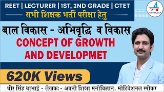 बाल विकास -अभिवृद्धि व विकास | Concept of Growth and Development | Psychology by Dheer Singh Dhabhai