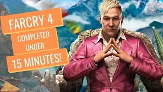 FARCRY 4 Finished in under 15 minutes (FARCRY 4 Alternate Ending)