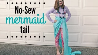 No-Sew Mermaid Tail and Costume | DIY | Jenny On The Spot