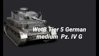 WotB German tier 5 medium Pz. IV Ausf. G review