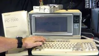 Vintage 1985 Sharp  PC-7000 Personal Computer