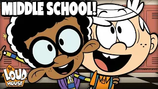 Lincoln & Clyde Go to Middle School! 😱  | "Middle Men" Full Scene | The Loud House