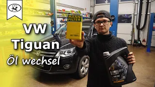 VW Tiguan 2.0 TDI Öl wechsel | oil change |VitjaWolf | Tutorial | HD