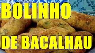 COMIDA DE BOTECO(BOLINHO DE MANDIOCA  COM BACALHAU)POR MARA CAPRIO