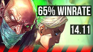 SINGED vs CAMILLE (TOP) | 65% winrate, 5/0/0, Rank 13 Singed | EUW Master | 14.11