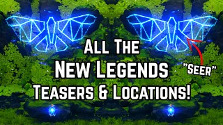 ALL In Game Teasers For NEW SEASON 10 LEGEND 'SEER' + LOCATIONS! Apex Legends