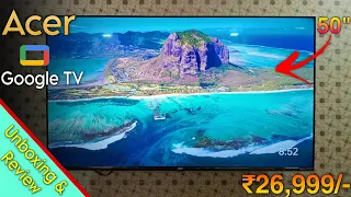 Acer Google TV 50 inch | Acer Advance I Series TV | Best budget 4K LED TV