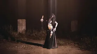 Diana Bastet Metal Belly Dance. Arch Enemy Time Is Black