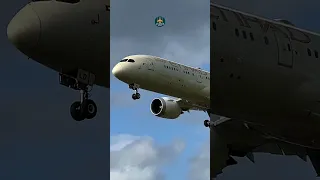 Etihad Airways Boeing 787 Dreamliner Landing #planespotting #aviation