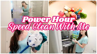 POWER HOUR CLEAN WITH ME | SPEED CLEANING MOTIVATION 2020