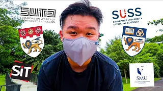 How To Choose Your University Degree Singapore (NUS, NTU, SMU, SUTD, SIT, SUSS)