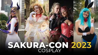 SAKURA CON 2023 4K COSPLAY MUSIC VIDEO SEATTLE ANIME EXPO CONVENTION SHOWCASE PACIFIC NORTHWEST