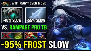 WTF Can't Move +95% Frost Slow Skadi Drow Ranger vs Rampage Godlike TB Pro Carry Dota 2