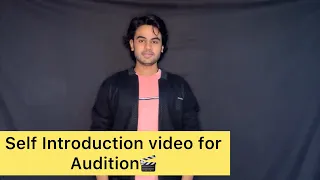 Self Introduction video for Audition 🎬|my new Intro video 2021 #auditioninmumbai