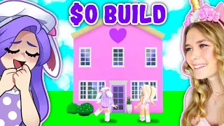 BUILDING A HOUSE From 0 DOLLARS CHALLENGE With IAMSANNA! (Roblox)