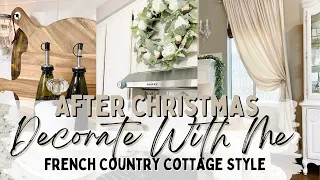 AFTER CHRISTMAS DECORATING IDEAS ~ CLEAN UP + DECORATE ~ FRESH DECOR FOR THE NEW YEAR ~ MONICA ROSE