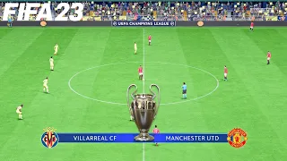 FIFA 23 | Villarreal vs Manchester United - UEFA Champions League UCL - PS5™ Full Gameplay