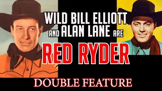 Western Movie Double Feature! Wild Bill Elliott & Allan Lane as Red Ryder! Plus James Best! WOW!