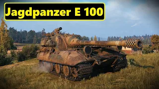 Jagdpanzer E 100. 9k dmg, 5 kills. World of Tanks Top Replays.