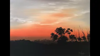 #385 How to paint a evening dusk scene / You can do it