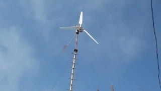 Установка нового винта на ветрогенератор