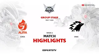 Aura vs Onic HIGHLIGHTS MPL ID S13 | ONIC VS AURA ESPORTSTV