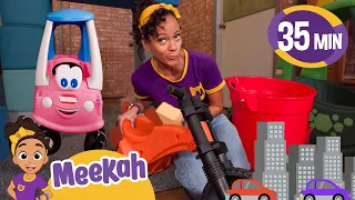 Meekah's Multi Vehicle Car Wash | Educational Videos for Kids | Blippi and Meekah Kids TV