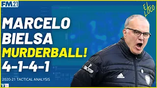 Marcelo Bielsa's Murderball! HIGHLY INTENSE 4-1-4-1 FM21 Tactic | Football Manager 2021 Tactics