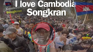 Black Guy love Songkran Cambodia part 2