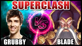 Grubby | WC3 | SUPERCLASH vs Blade