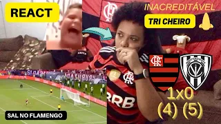 REACT FLAMENGO 1 (4) x (5) 0 INDEPENDIENTE DEL VALLE | MAIS UM CHEIRO PRO FLAMENGO EM 2023.