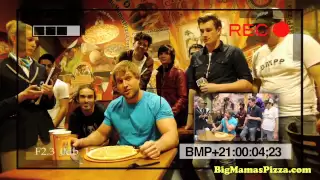 Guinness World Record For Fastest Time to Eat Pizza Set by Furious Pete at Big Mama's Pizza