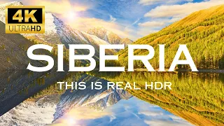 SIBERIA -4K (60FPS) ULTRA HD - Scenic Film With Calming Sounds - Natural Landscape and Wildlife