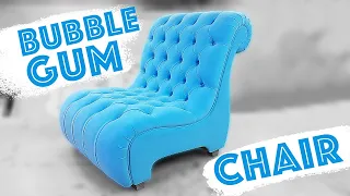 BUBBLE GUM chair ШЕЗЛОНГ своими руками DIY