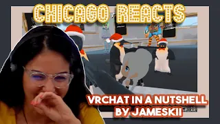 Voice Actor Reacts to VRChat in a nutshell by Jameskii