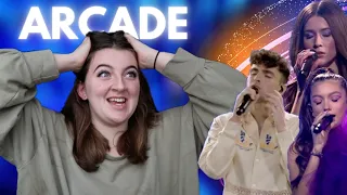 Arcade - Duncan Laurence, Viki Gabor and Roksana Węgiel // JESC 2020 - interval act (reaction)