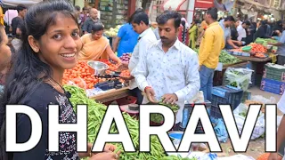 🇮🇳 INDIA WALKING TOUR, DHARAVI WORLD'S LARGEST SLUM, INDIAN STREET FOOD IN DHARAVI, MUMBAI WALK, 4K