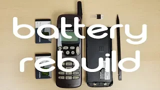 Rebuilding a Nokia 1610 phone battery | CellRetro | E004