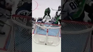 Connor Hellebuyck Makes Save of the Year..with his STICK😳