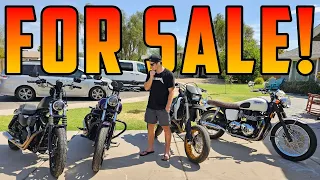 I'm selling ALL my motorcycles...