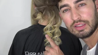 Romantic hair tutorial, hair color, wedding style, bridal by Farrukh Shamuratov