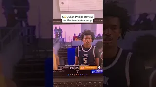 5⭐️ Julian Phillips Review vs Montverde Academy | Geico Nationals Championship