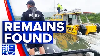 Human remains found during fisherman search | 9 News Australia