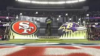 Madden NFL 24 - San Francisco 49ers Vs Baltimore Ravens Simulation PS5 SuperBowl 58 Predictions