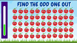 Find the ODD One Out - Fruit Edition 🍎🥑🥭 Easy, Medium, Hard and Impossible Levels